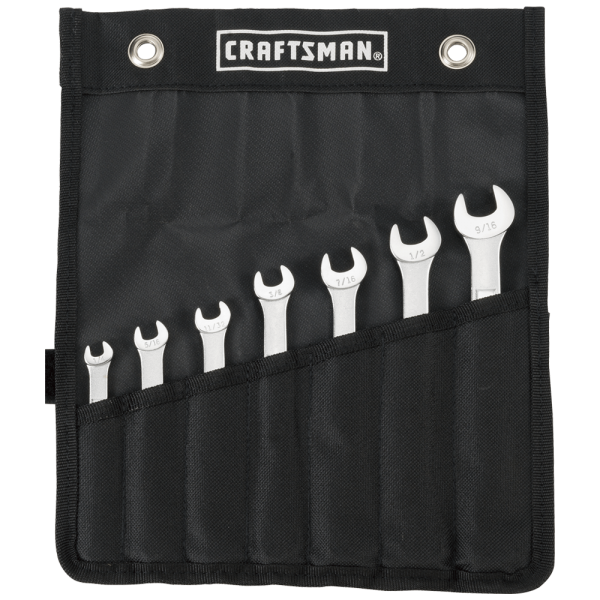 Juego de 7 llaves Craftsman combinadas - Sistema SAE