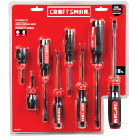 Juego de 8 destornilladores Craftsman combinados bi-material