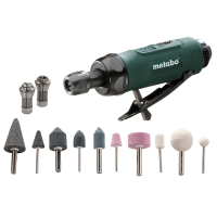 Amoladora recta neumática Metabo DG 25 Set